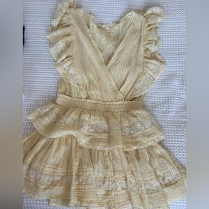 Love Shack Fancy Gwen yellow dress